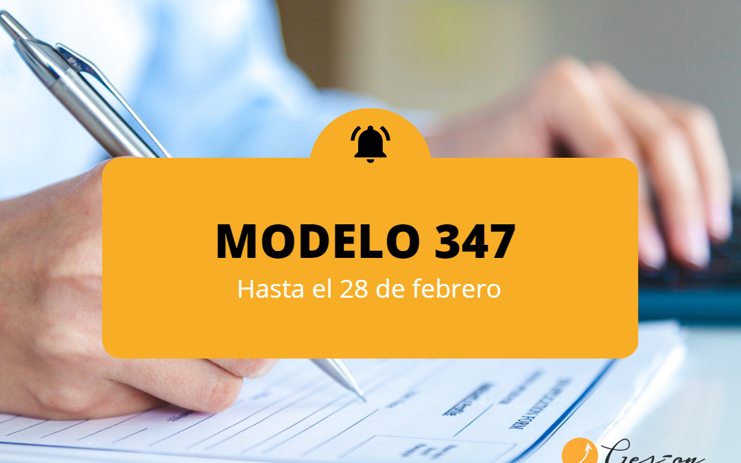 Últimos días para presentar el modelo 347